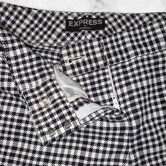 Express Columnist Pants Size 0 Black & White - Picture 4 of 6